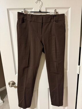 Women's Brown Tailored Trousers